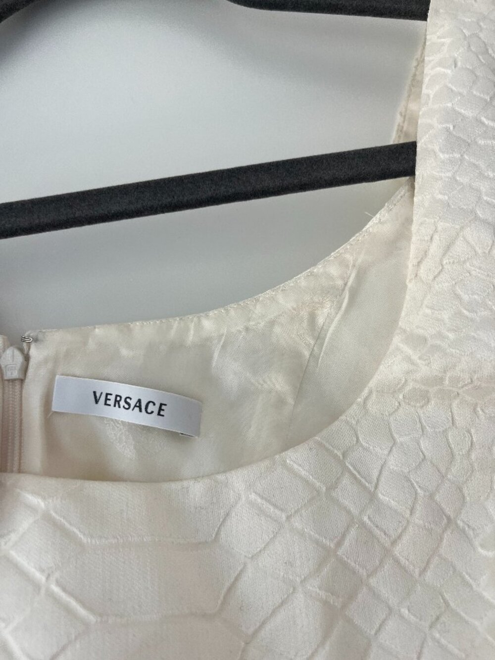 Vintage Versace Snakeskin Bodycon Dress
